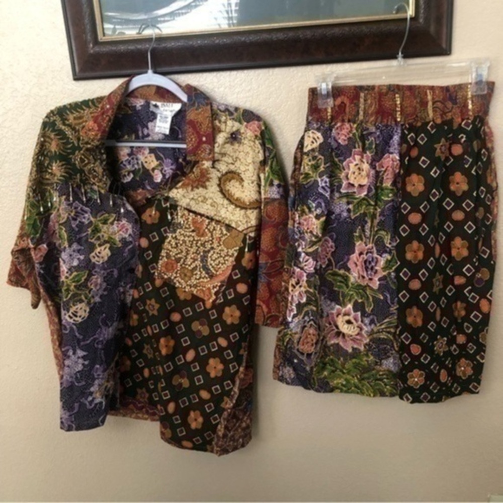 Bali Collection Top And Shorts Set of 2 pieces One Size